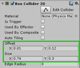 Adjust Collider 1